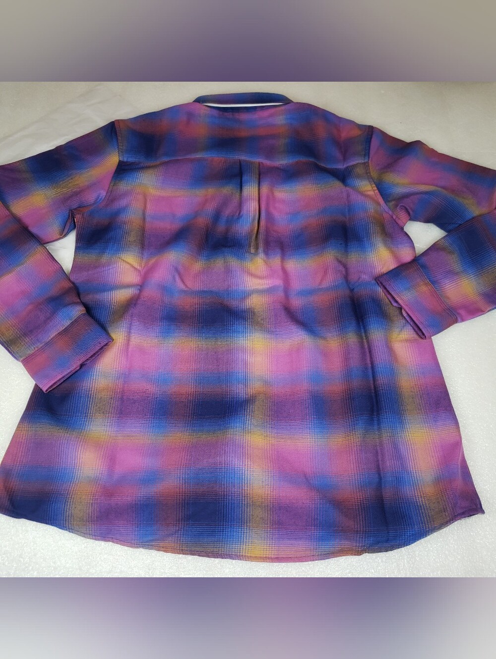 Nwt Women's Large Dixxon “DESERT MORNINGS” WOMEN’S Flannel Shirt - Picture 11 of 12